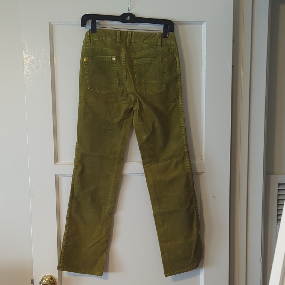 J. Crew Olive Green Straight-Leg Corduroy Pants - Picture 6 of 10